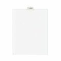 Avery Dennison Avery, Avery-Style Preprinted Legal Bottom Tab Divider, Exhibit C, Letter, White, 25PK 11942